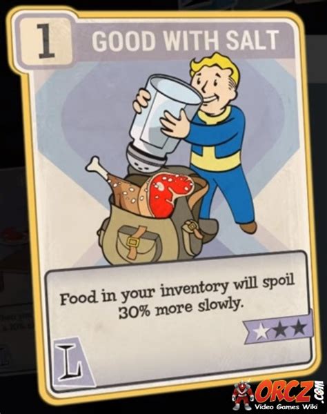 good with salt fallout 76|fallout 76 preserve food.